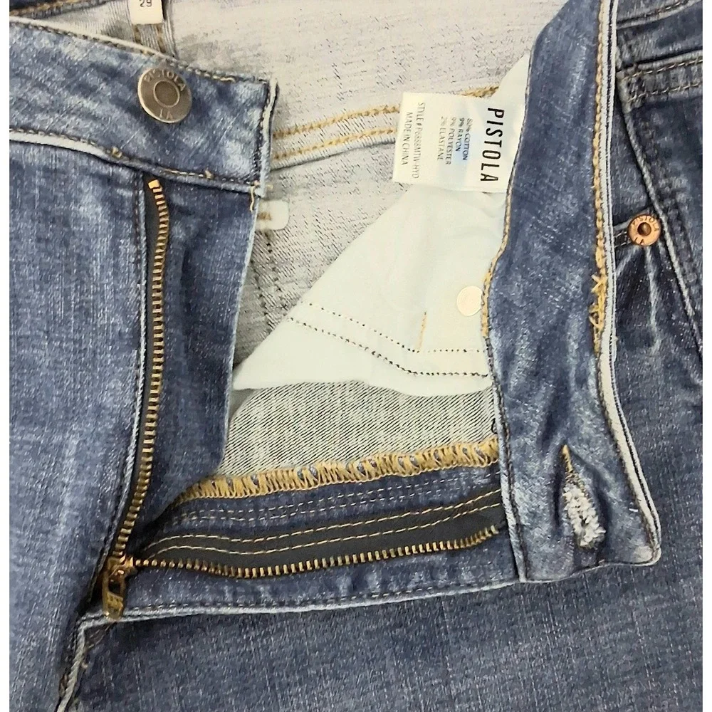 Pistola Jeans Women's Size 29 Blue Medium Wash Krista High Rise Bootcut Denim
